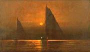 unknow artist C.S. Dorion sailing at dusk oil painting on canvas